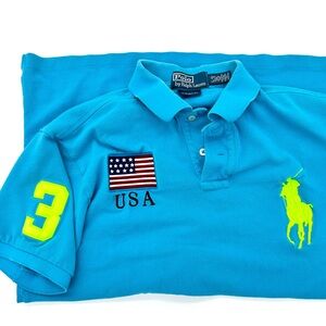 Polo By Ralph Lauren Mens USA Pony Polo - Size Large